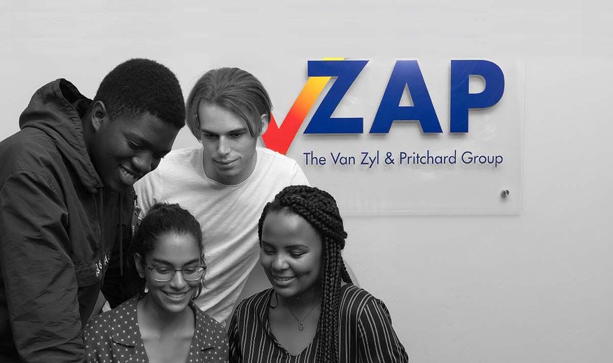 A VZAP student at work